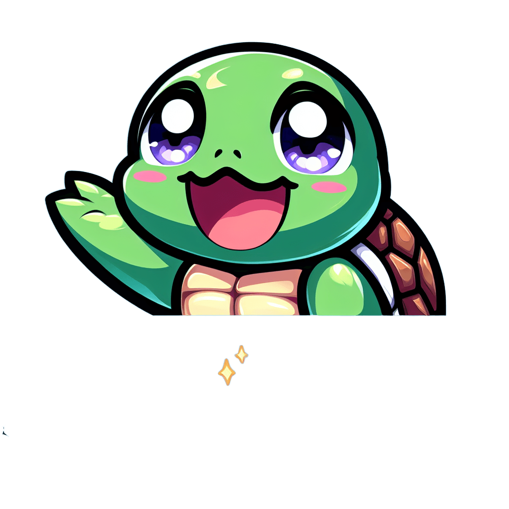 a turtle good game emote