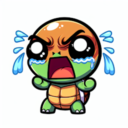 a turtle Frustration