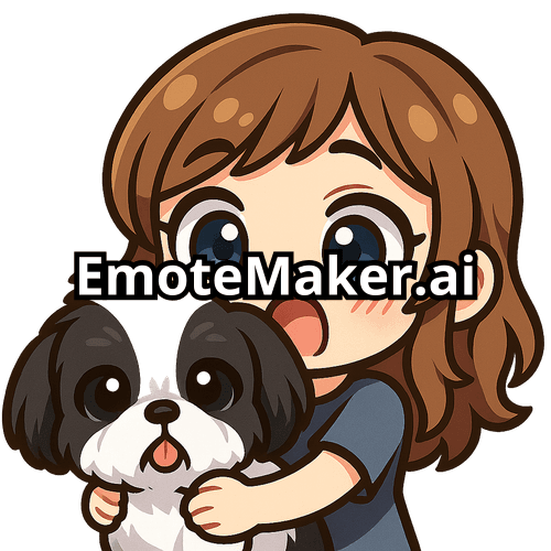 Black and white shitzu dog with a girl with brownish hair and blue eyes